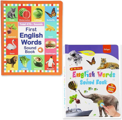 English Words Sound Book for Kids – Interactive Talking Learning Book with Pictures & Vocabular
