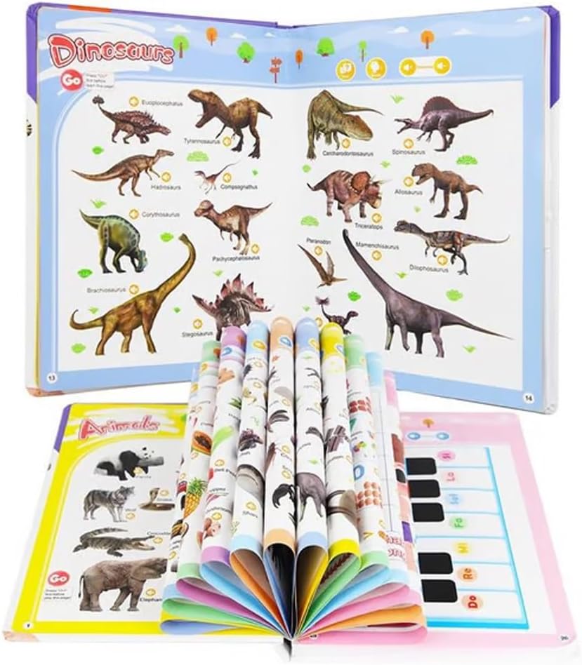 English Words Sound Book for Kids – Interactive Talking Learning Book with Pictures & Vocabular