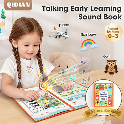 English Words Sound Book for Kids – Interactive Talking Learning Book with Pictures & Vocabular